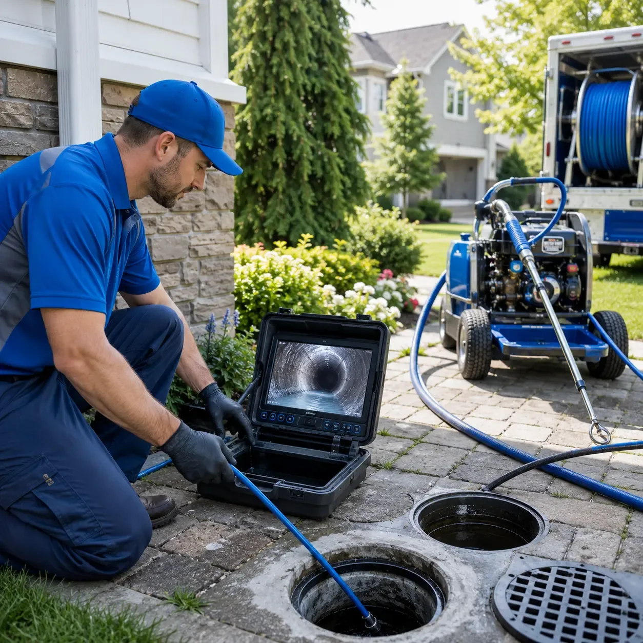 Outdoor drain cleaning professionals serving Elkins, NH